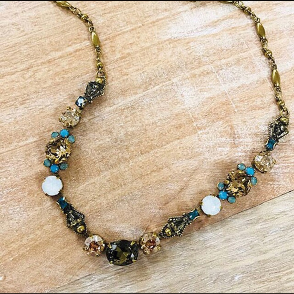 Sorrelli Turquoise & Topaz Necklace,NWT-Boutique